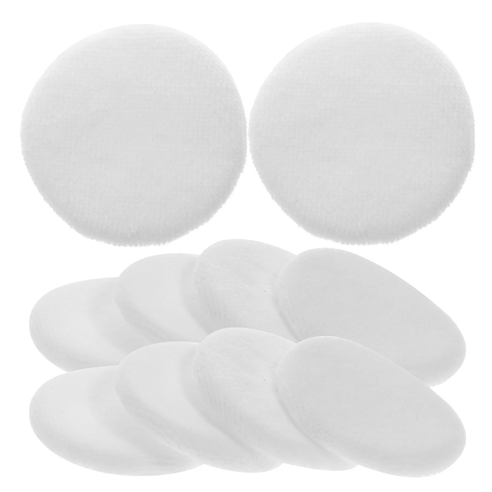 12pçs almofadas de pó redondas pequenas de sopro de maquiagem, ferramentas macias e flexíveis para aplicação de cosméticos faciais, acessório de maquiagem