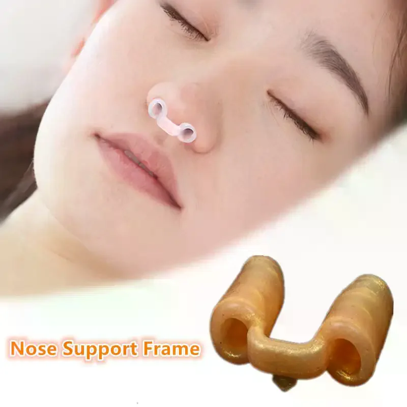 1pcs Rhinoplasty Nostril Support Postoperative Silicone Shaping Mold Crooked Nose Correction Fixator Nasal Wing Beauty Noseclip