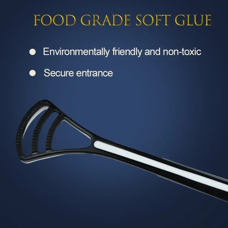 

Tongue Scraper Soft Silicone Tongue Brush Cleaning The Surface of Oral Cleaning Brushes Cleaner Fresh Breath Health