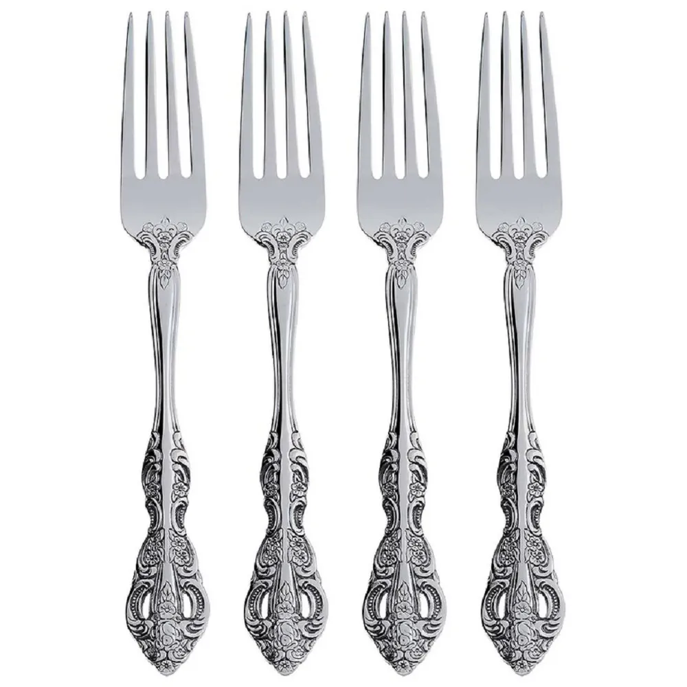 

Knife SetsPremium 18 10 Stainless Steel Dinner Fork Set of 4 Elegant Durable Cutlery for Everyday Use