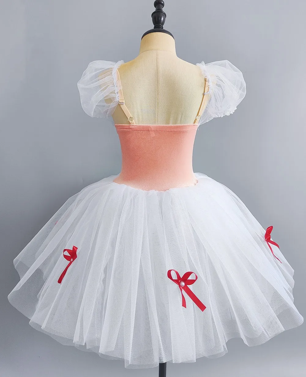 Children Ballet Skirt Girls Long Veil Modern Dance Costumes Soft Tutu Ballerina Performance Choral Stage Dress