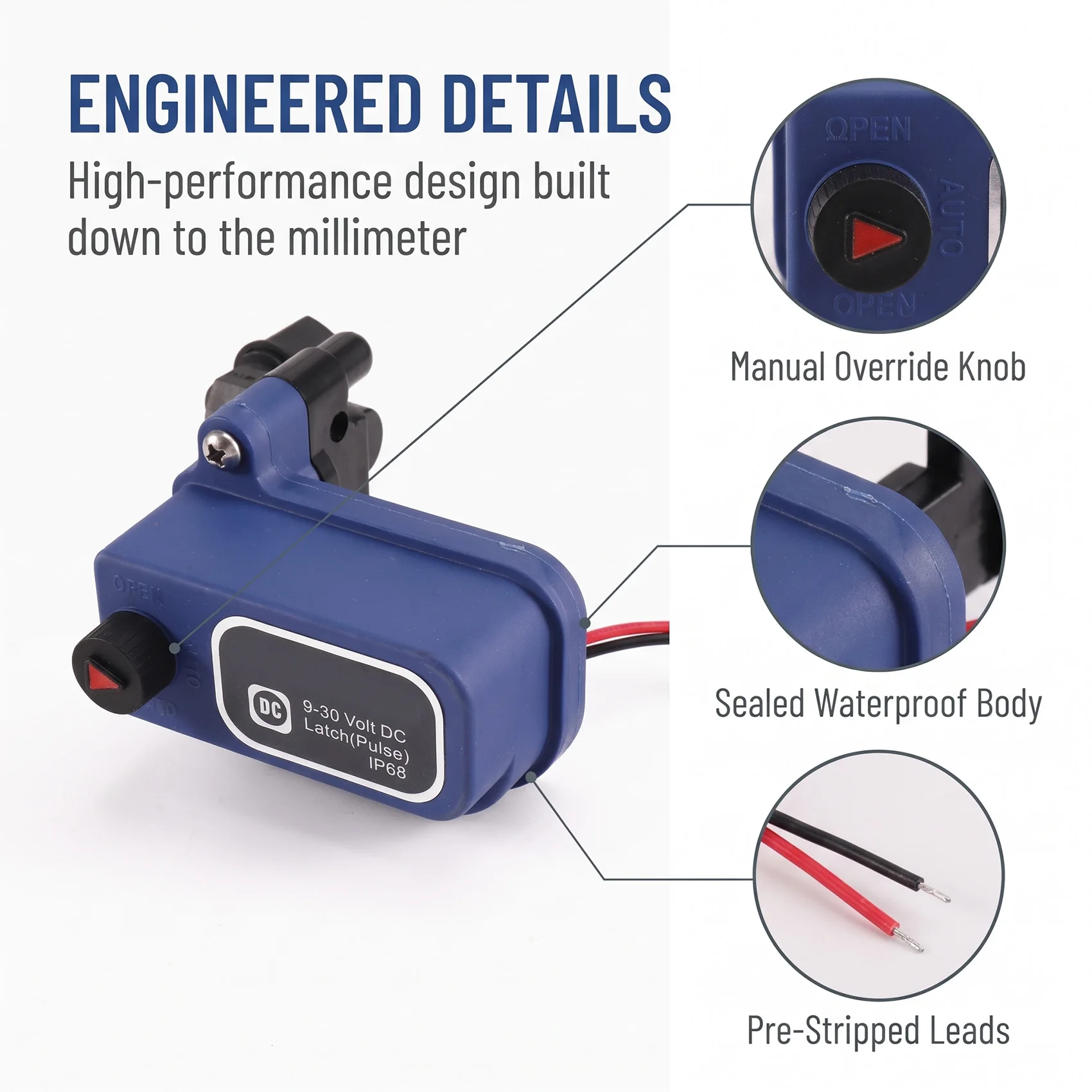 AAAN-Pulse Motor Type Solenoid Valve Head Emote Control Switch Pulse Solenoid Valve Head