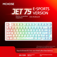 Mchose Jet 75 Magnetic Axis Mechanical Keyboard For Esports Games Customization Dedicated Wired 8k Low Latency Wired Keyboards