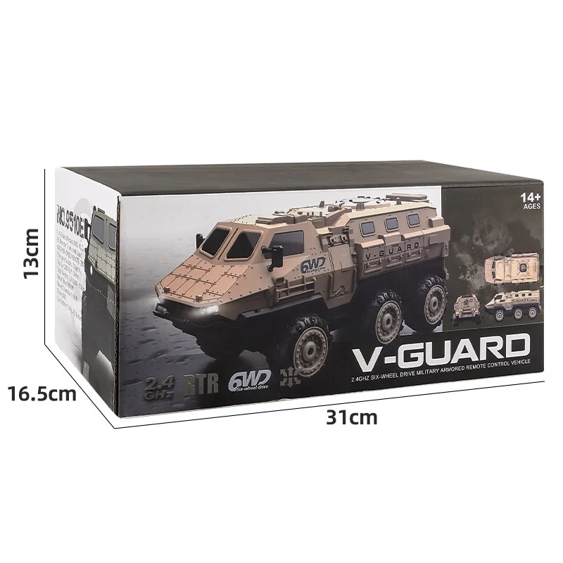 Cross Border Rc Six-Drive Ferngesteuertes Gepanzertes Fahrzeug Schwerer Transport Volle Skala Klettern Off-Road Fernbedienung Spielzeugauto