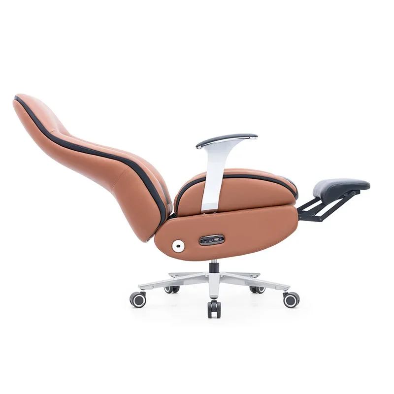 

Black cowhide boss chair