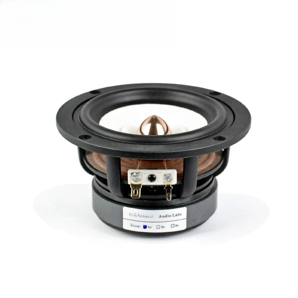 Audio 4 Inch Full Range Speaker 4 8 Ohm 30W Hifi Treble Mediant Bass Desktop Bookshelf Music Sound Loudspeaker DIY 1PC