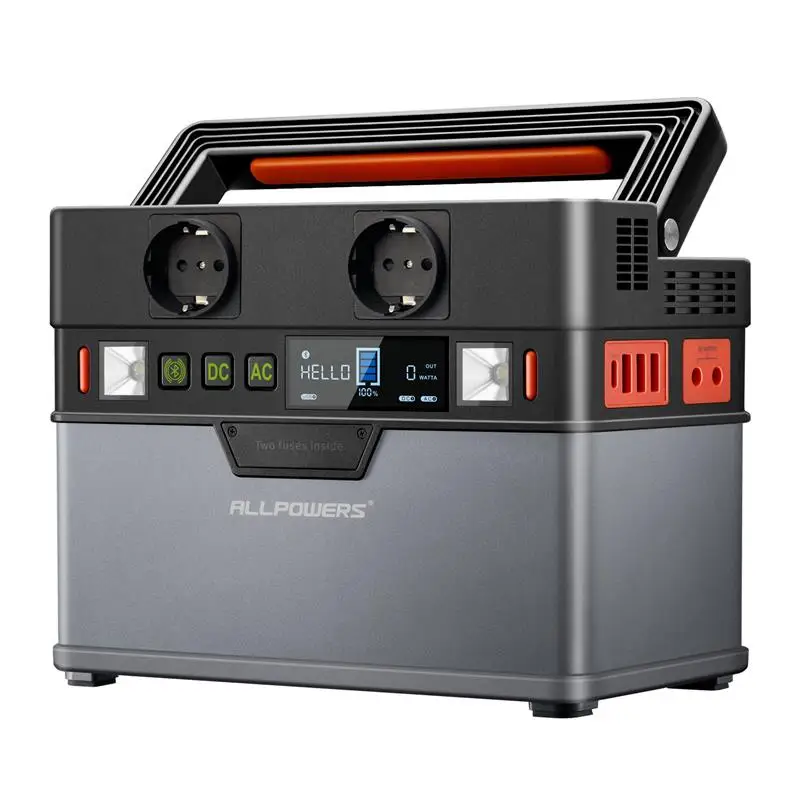 2025 Portable Power Station 110 / 230V Solar Generator 2000W/700W/300W/200W Emergency Power Supply Fit For Iphone Camping