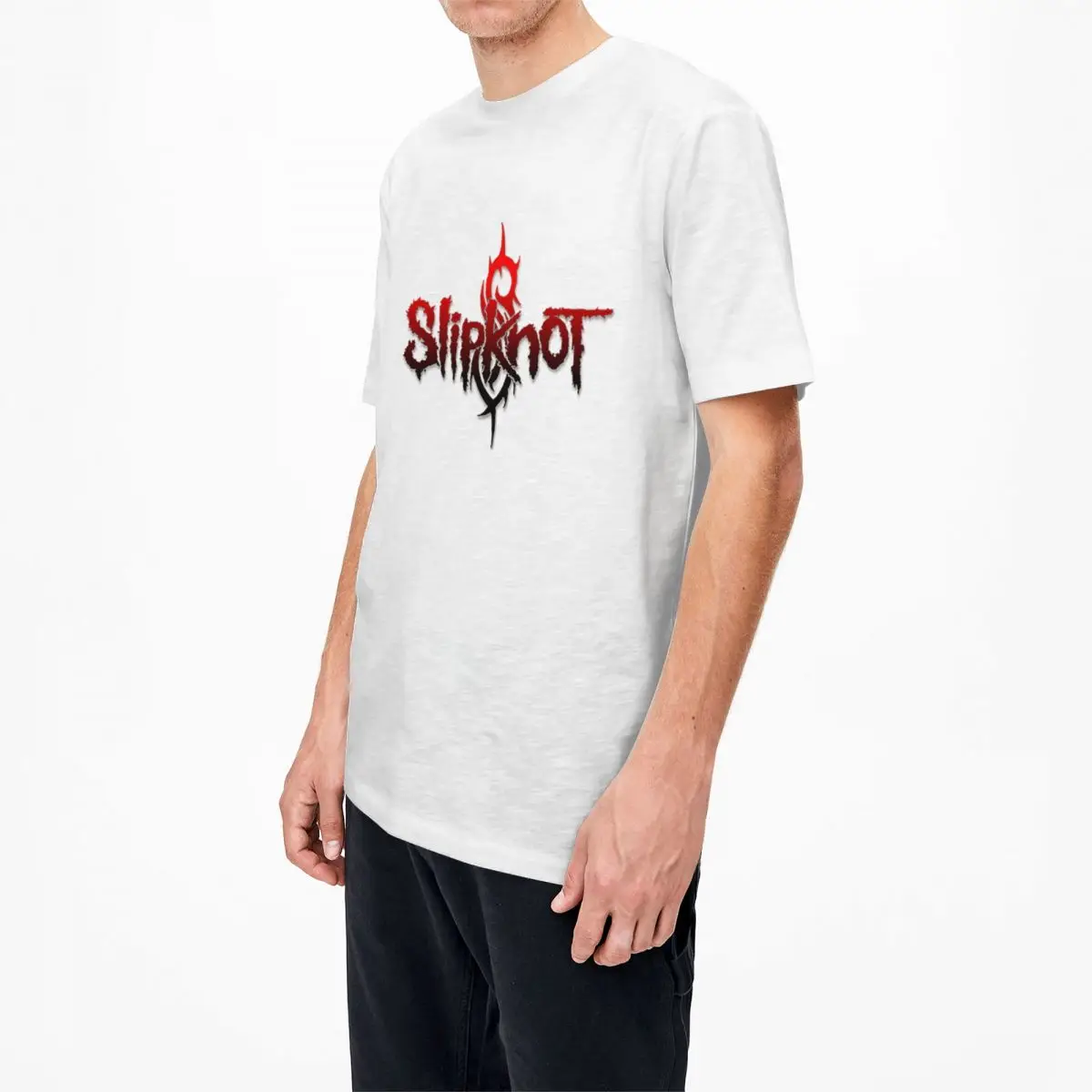 Classic S-Slipknot Band T Shirt for Men Women Heavy Metal Band Cotton Tee Shirt Short Sleeve Tops