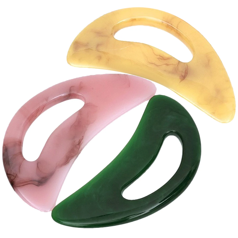 3pcs Face Scraper Massaging Board For Spa Body Relaxation Scraping Tool Skin Care Routine Facial Massage Women Beauty