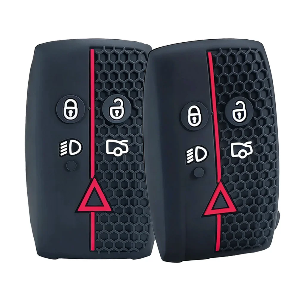 Skin-touch Matte Honeycomb Key Case For Jaguar XF XFR XK XKR XK8 Anti-wear 5 Button Car Smart Key Fob