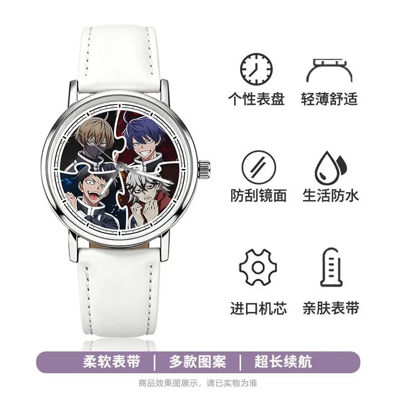 Neue Tougen Anki Shiki Ichinose Jin Kougasaki Uhr Hochwertige Anime-Bedruckte Schüleruhr Einfache Allzweck-Wasserdichte Zeigeruhr – Detail 14