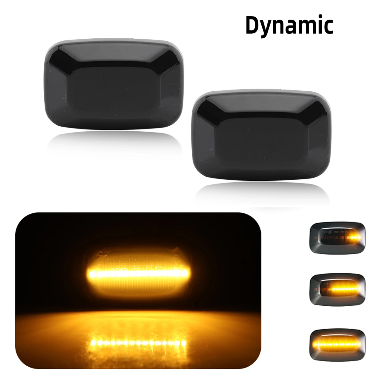 For Toyota Land Cruiser 70 80 100 Series Turn Signal Light Repeater Dynamic LED Side Marker Lamp For Hilus Camry Car Styling