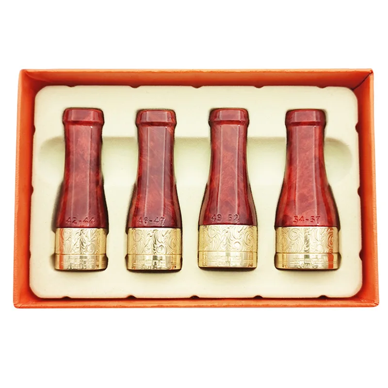 

Фильтр для мундштука для сигар, портативный термоусадочный моющийся многоразовый чехол для мундштука для сигар 4 размера