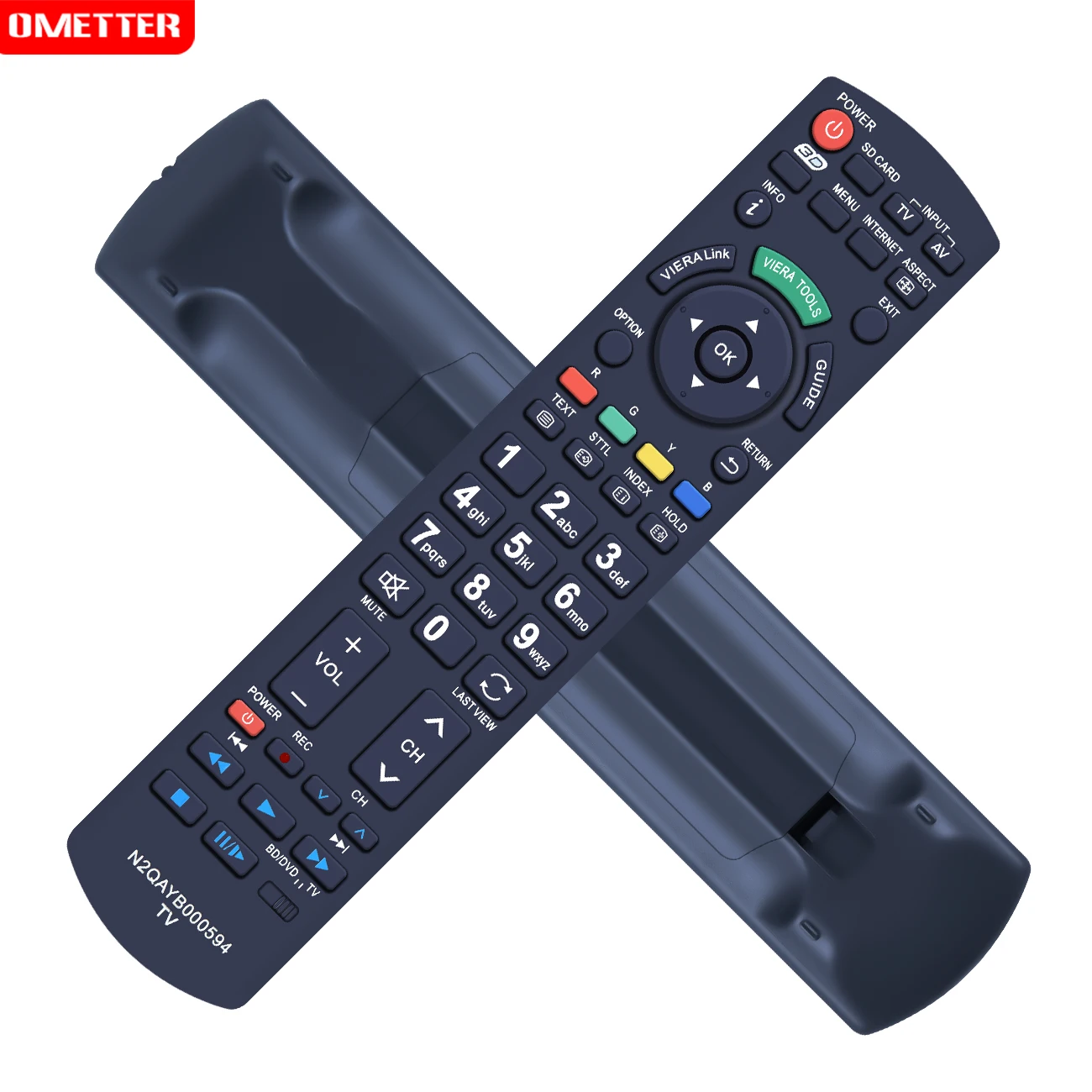 Ersatz für PANASONIC TV Fernbedienung N2QAYB000594 KEINE PROGRAMMIERUNG ERFORDERLICH NEUE