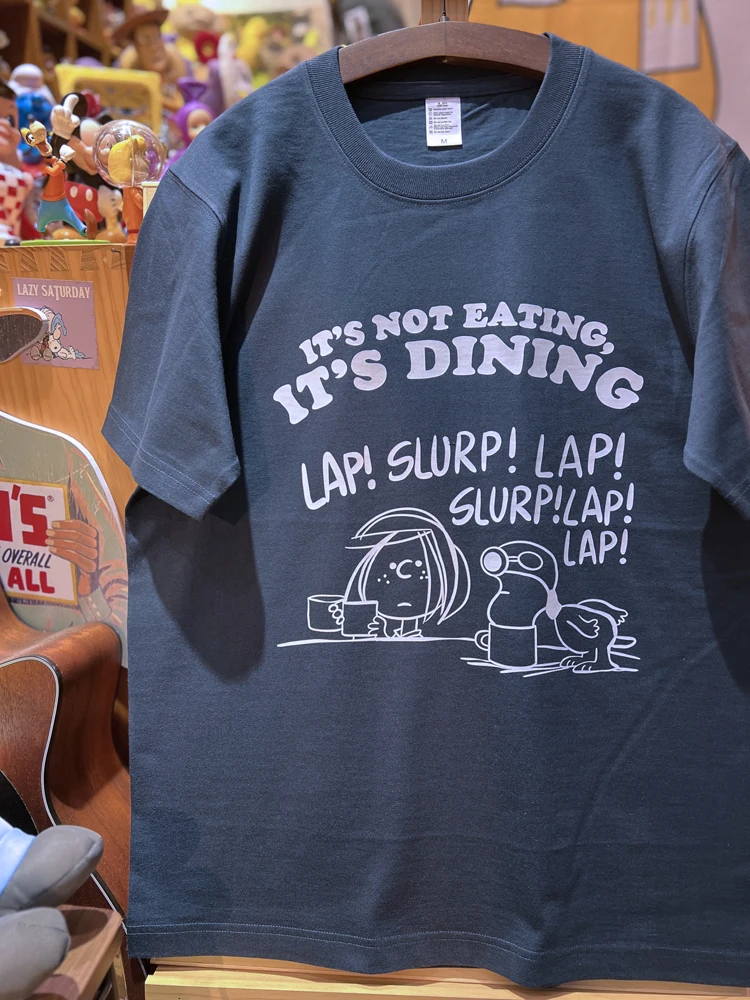 تي شيرت أمريكي عتيق الطراز لطيف من القطن الخالص بياقة دائرية وزن 265 جرام ثقيل الوزن للأزواج صيفي للتنقل اليومي بتصميم كرتوني...