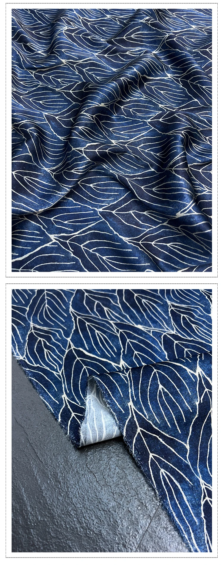 Abstracte Bergtoppen Natuurlijke Stof Stretch Satijn Voor Jurk 93% Mulberrysilk 7% Spandex 19 Momme