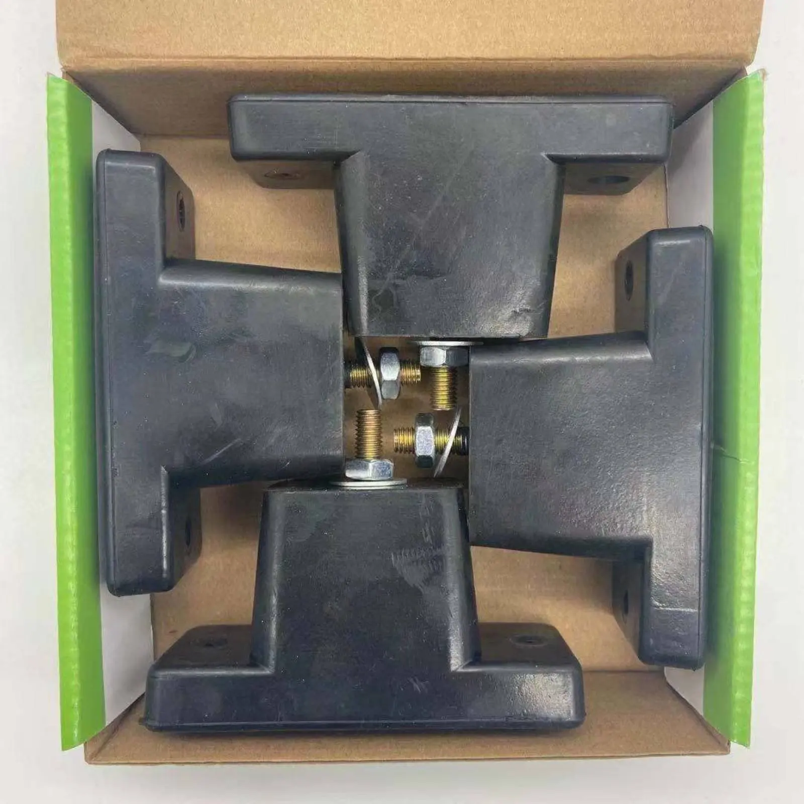 

4 Pieces Air Cooling Unit Shock Absorber Heightening Air Conditioning Condenser Shock Absorbing Feet Rubber Oscillation Isolator