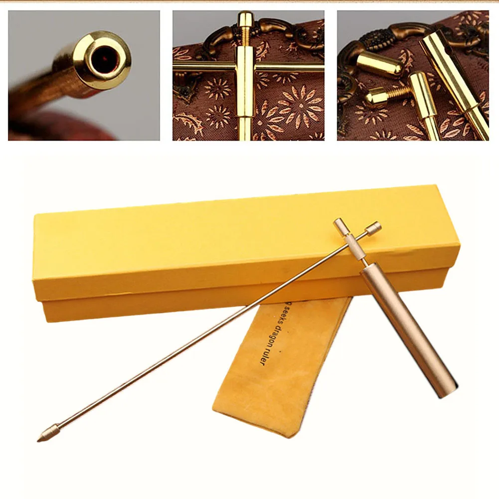 1PCS 99.9% Pure Copper Copper Dowsticks For Treasure Hunting Divination Water Rods Tools Metal Detectors