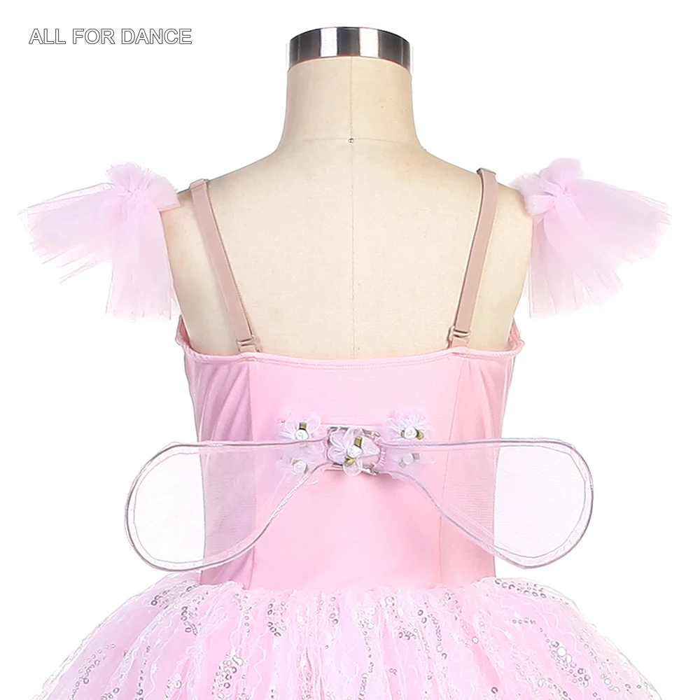 22130 Gonne tutù romantiche per bambini e adulti Corpetto in spandex avorio Tutu di danza classica Abito gonfio Costume da spettacolo Dancewear
