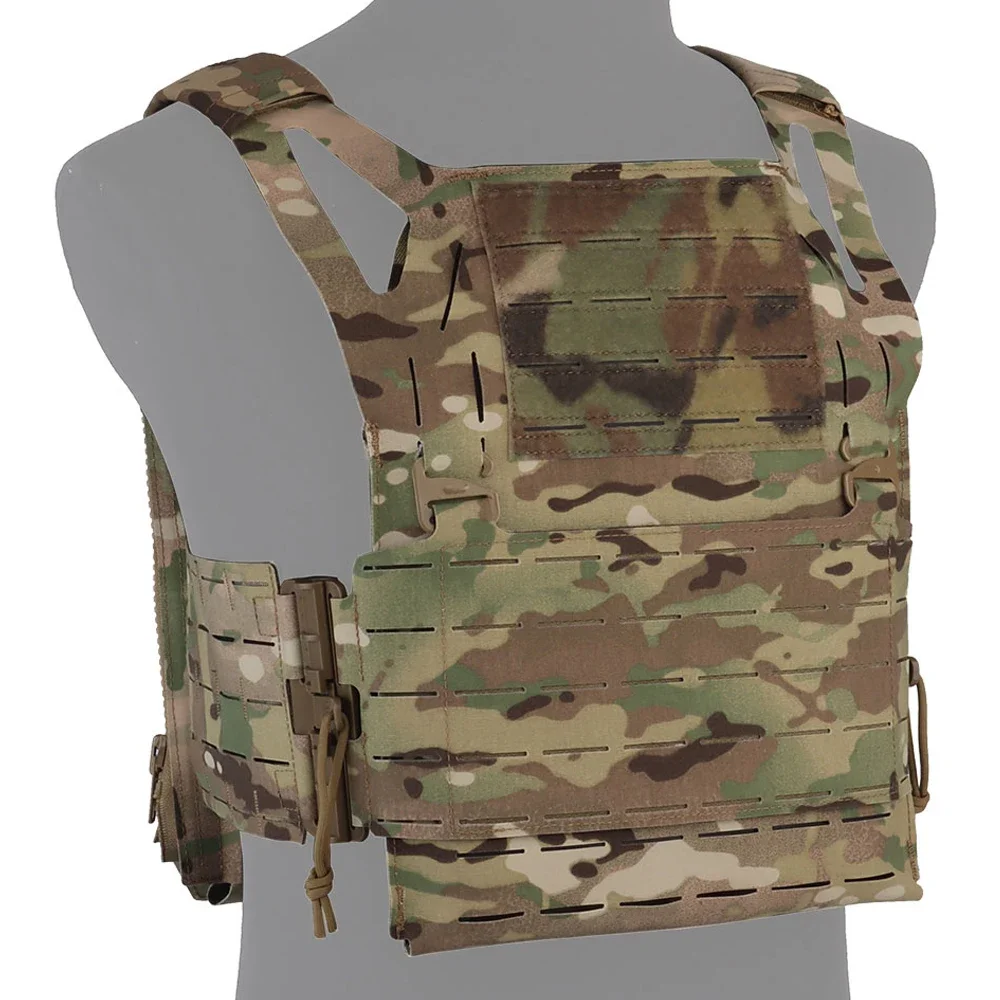 

Tactical Airsoft Vest Quick Release Buckle Molle Hunting Vest Laser Cut Plate Carrier CS Game Body Armor Equipment