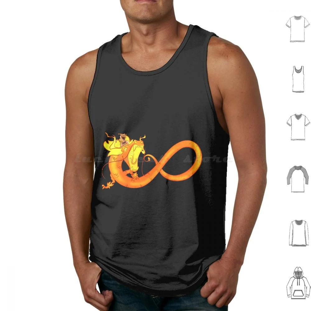 Sun Wukong , Dragon Rider Classic Tank Tops Print Cotton Ghost In The Shell Akira Arasaka Space Apollo Mood Pride