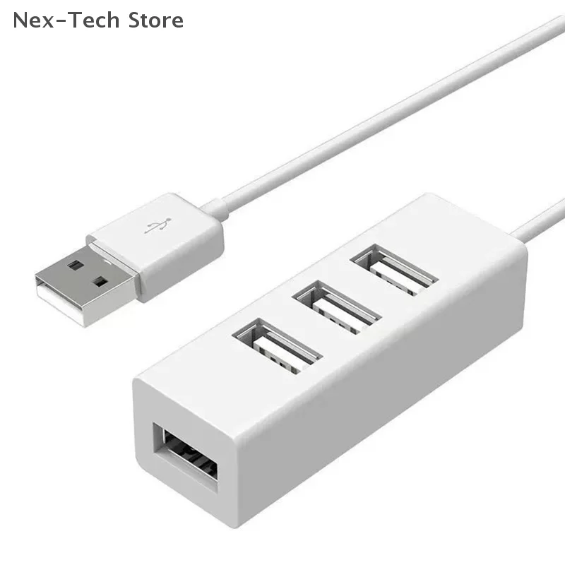 1Pcs 4-port USB Expander Power USB Hub Adapter USB Separators High Speed PC Laptop Accessories