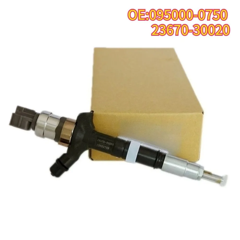 

High quality New For 095000-0750 23670-30020 1KD FTV Diesel inyector Common Rail Fuel Injector Nozzle