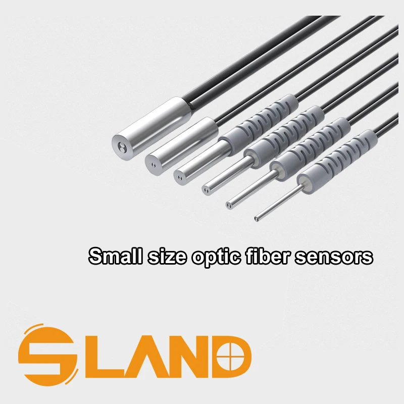 Dia.1mm, 1.5mm 2mm 3mm 4mm 5mm Small Optic Fiber Sensor 1M cable length OEM ODM supported