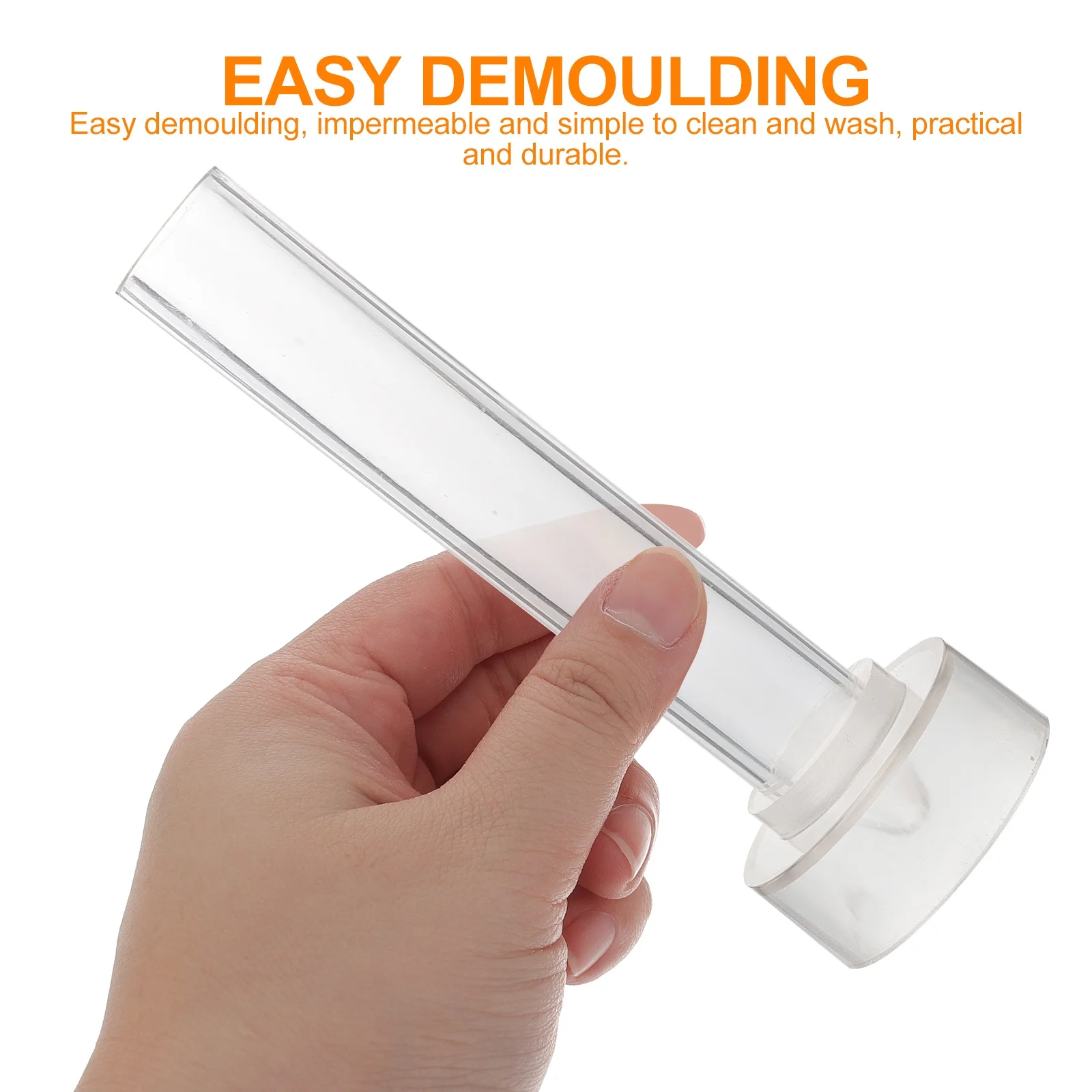 

2Pcs Reusable Mold DIY Plastic Mould for Taper Pillar Candles Homemade Wedding Dinner Decoration Craft Making No Peculiar