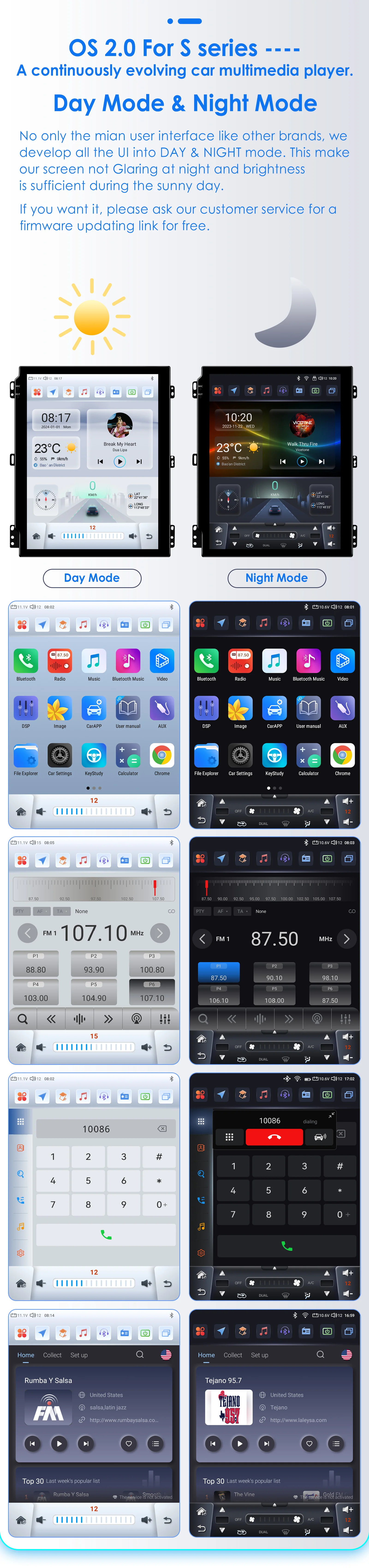 Hizpo 9,7" CarPlay Android Auto Autoradio für Toyota Verso 2004 - 2009 GPS Smart Multimedia Player Stereo 360 Kamera 4G WIFI RDS – Detail 1