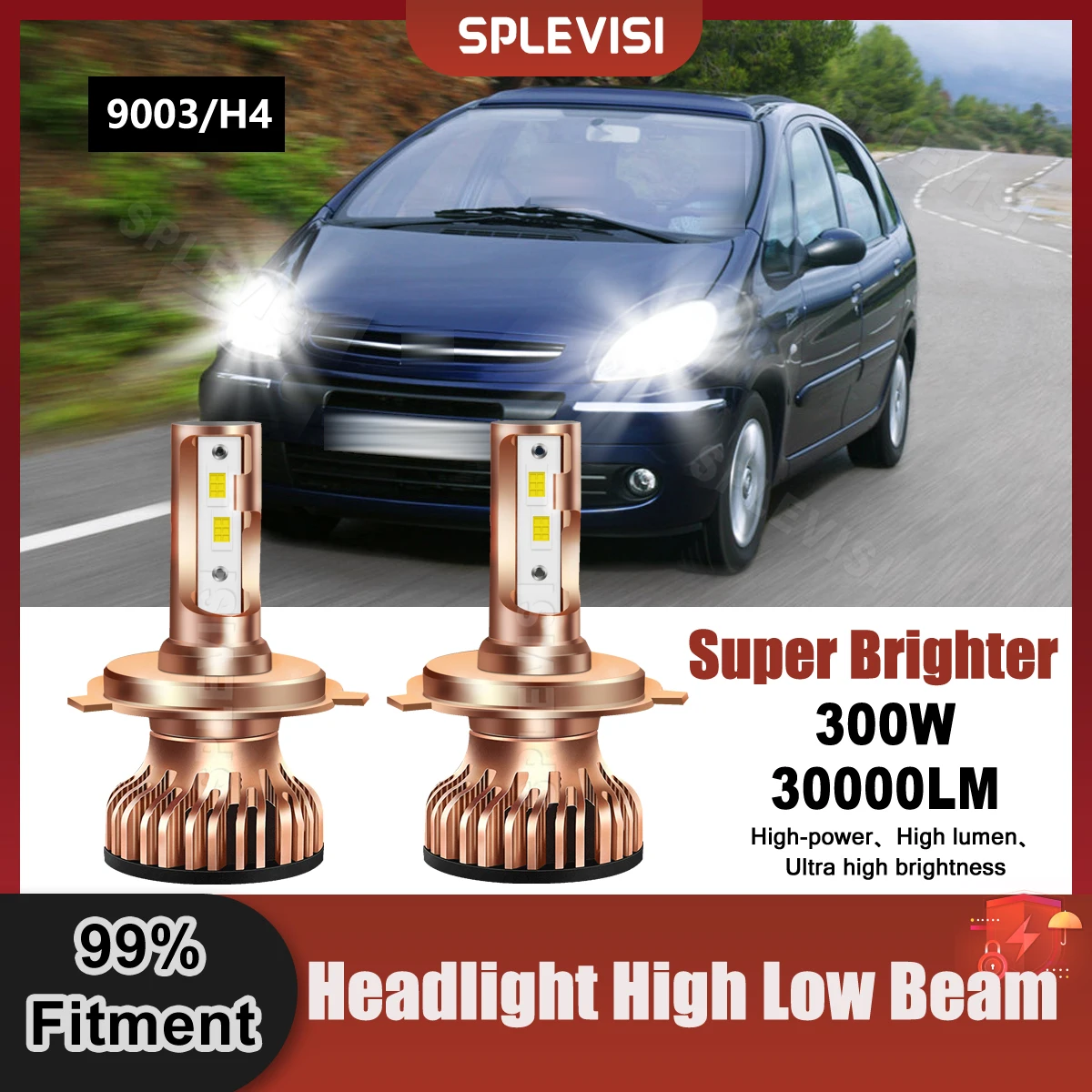 

LED Headlight High Low Beam For Citroen Xsara Picasso N68 1999 2000 2001 2002 2003 2004 2005 2006 2007 Replace Headlamp Bulbs