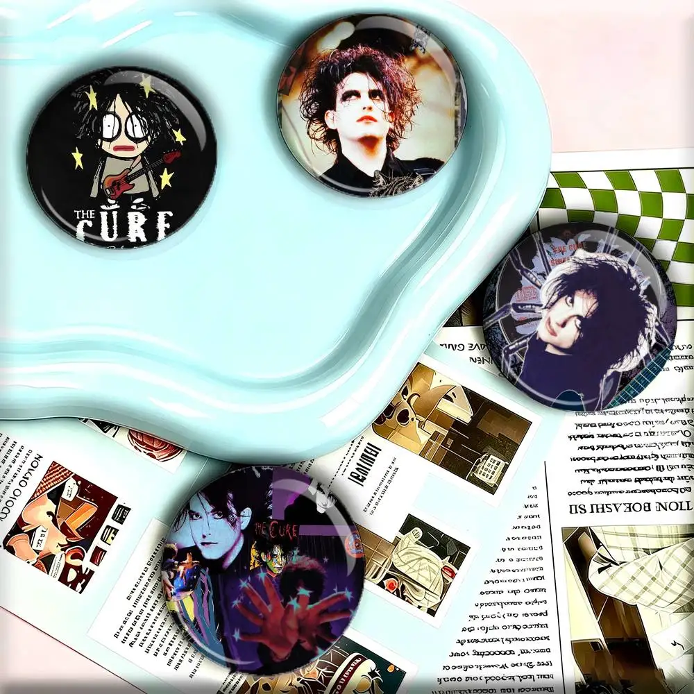 The Cure Robert S-Smith 25mm 32mm 44mm 58mm 75mm Brooches Badges Pins for Accessories Gift