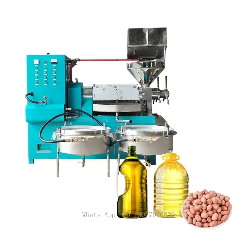 cooking oil press machine for small business combined sunflower oil press machine on sale screw sesame palm oil pressers