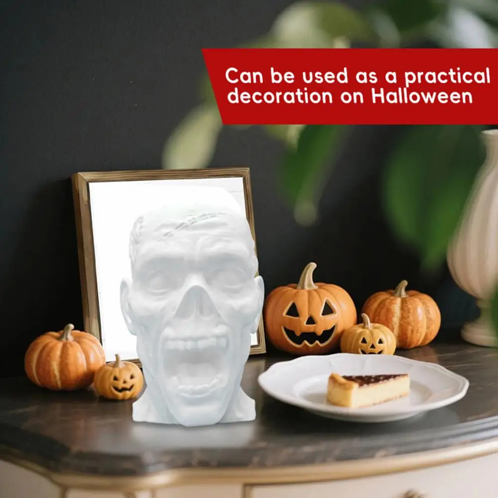 Skull Mug 3d Skull Coffee Mug with Handle for Halloween Decor Novelty Drinkware for Home Kitchen Unique White Skull Drinking Cup