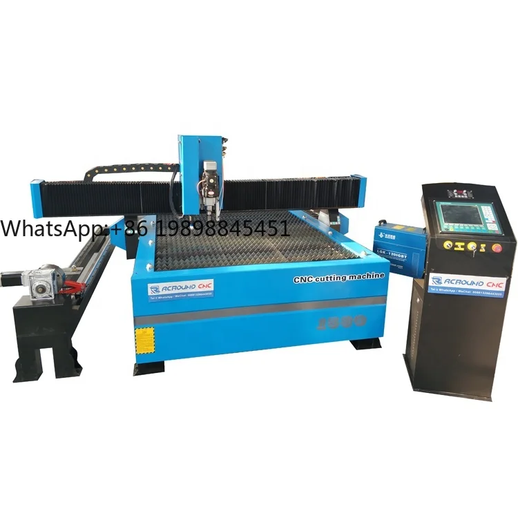 Cortador de plasma CNC de placa de aço de metal grosso de 30 mm e máquina de corte de chama CNC