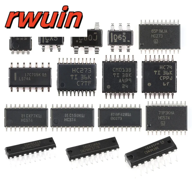 10pcs SN74HC74DR SN74HC SOIC-14 Dual-channel D-type Rising Edge Flip-flop With Clear And Preset Functions Chip CD4013BM96 CD4013