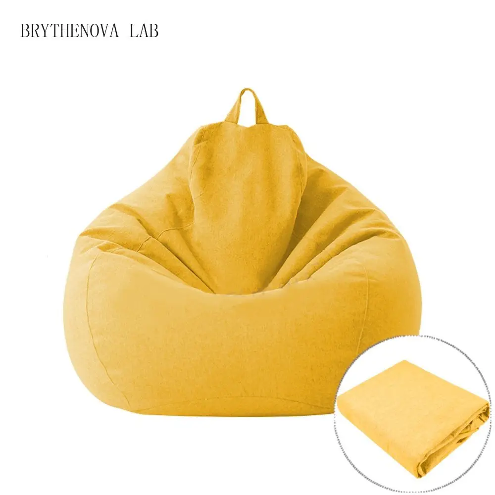 Lazy Easy Clean BeanBag Case Furniture Seat Living Room Cover Sofas Tatami Covers Pouf Puff Couch Bean Bag