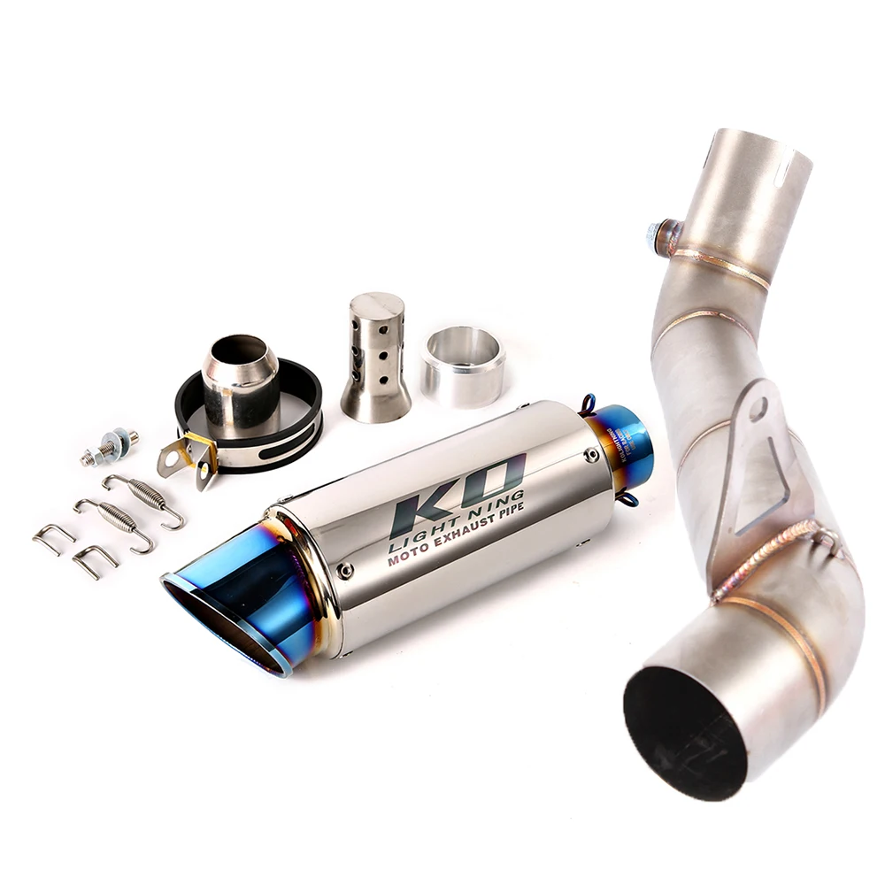 

Motorcycle Exhaust Escape System Stainless Steel Middle Link Pipe Muffler For Honda CBR1000 2008-2011 2013-2016