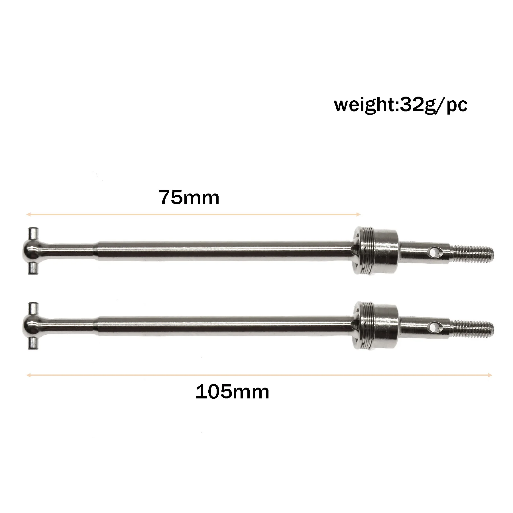 

Универсальный приводной вал CVD для WLtoys 12402-a-0269 104009-1953, металлическое обновление радиоуправляемого автомобиля, комплект аксессуаров OP