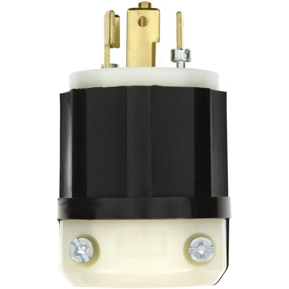 

30 Ампер, 347/600 3PY, NEMA L23-30P, 4P, 5W, блокирующаяся вилка, промышленного класса, с заземлением - 2831, черно-белый, промышленный класс