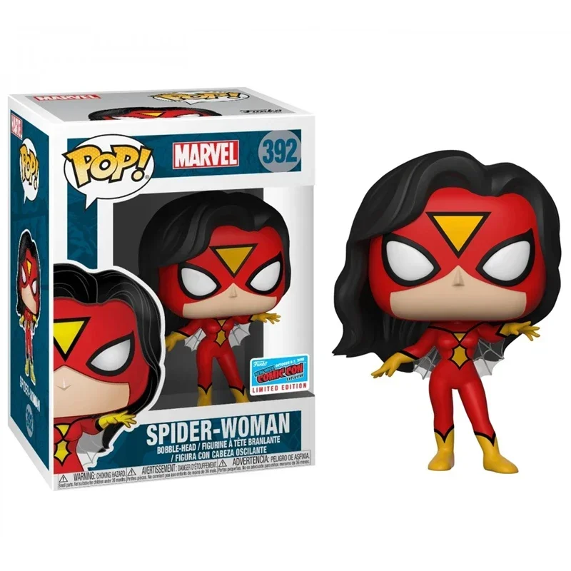 NEW Arrival FUNKO POP Spider-Gwen #146 Spider-Woman #392 Super Hero Vinyl Action Figures Toys Best Gift for Kid Birthday