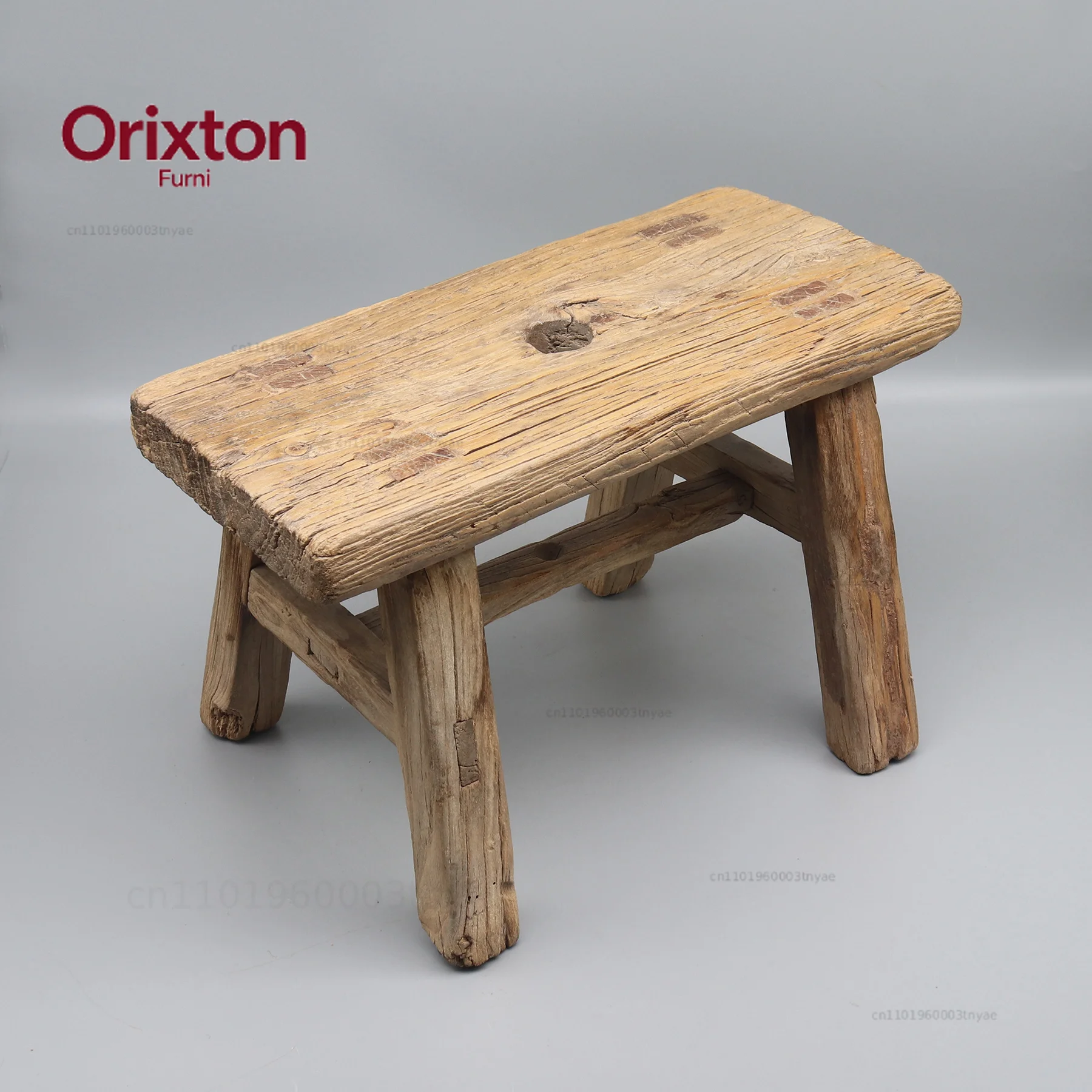 Unique Heavy Stool from Shandong, Little Functional Bathroom Bench