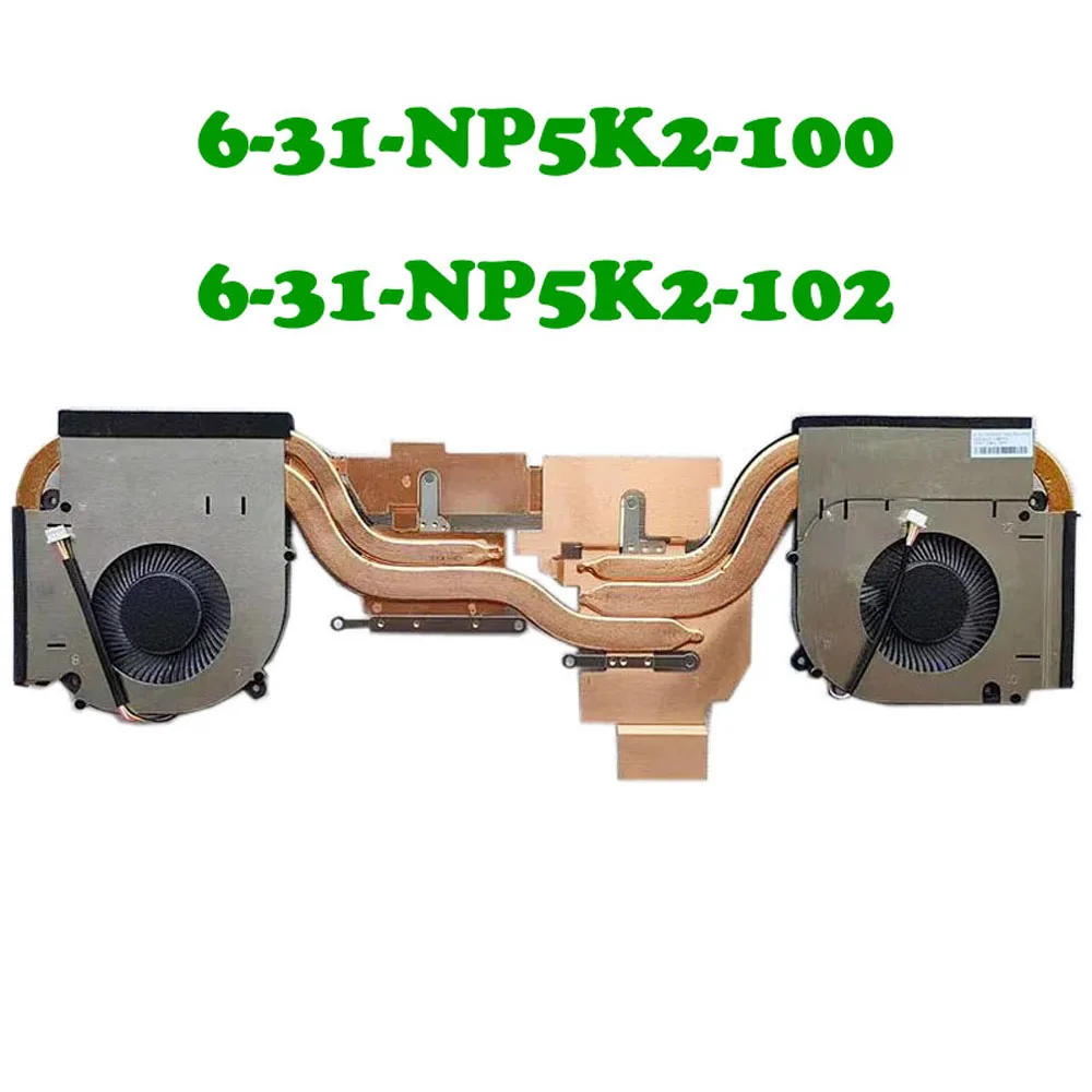 

Laptop CPU GPU FAN&Heatsink G5 (2023) G5 KF KF5 G5 MF MF5 For CLEVO 6-31-NP5K2-100 6-31-NP5K2-102 FPP6 FPP7 FAN 4PIN New