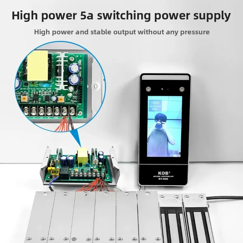 KOB Access Control Power Suppl - огляд і ціна Access Control Power Supply 12V 5A