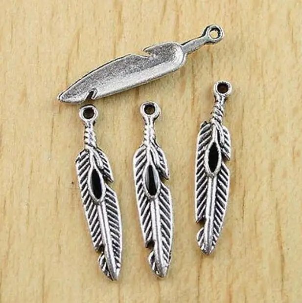 

50Pcs 25*7mm Beautiful Dagger Pendants Findings H0352 Charms for Jewelry Making