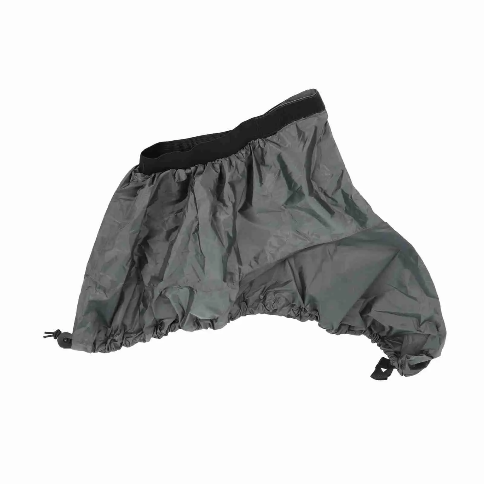 

Waterproof Kayak Spray Skirt Cockpit Cover - Black/Deep Grey Rafting Canoeing Accessory