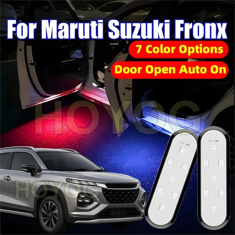 Fit for Maruti Suzuki Fronx 2023-2026 Wireless Car Door Light with a Magnetic Sensor and Type-C Charging