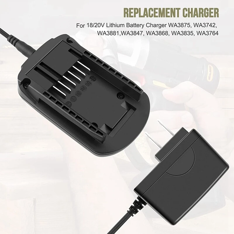 WA3732 Charger WA3742 20V Battery Charger For Worx 20V Lithium Battery WA3578 WA3525 WA3520 WA3575