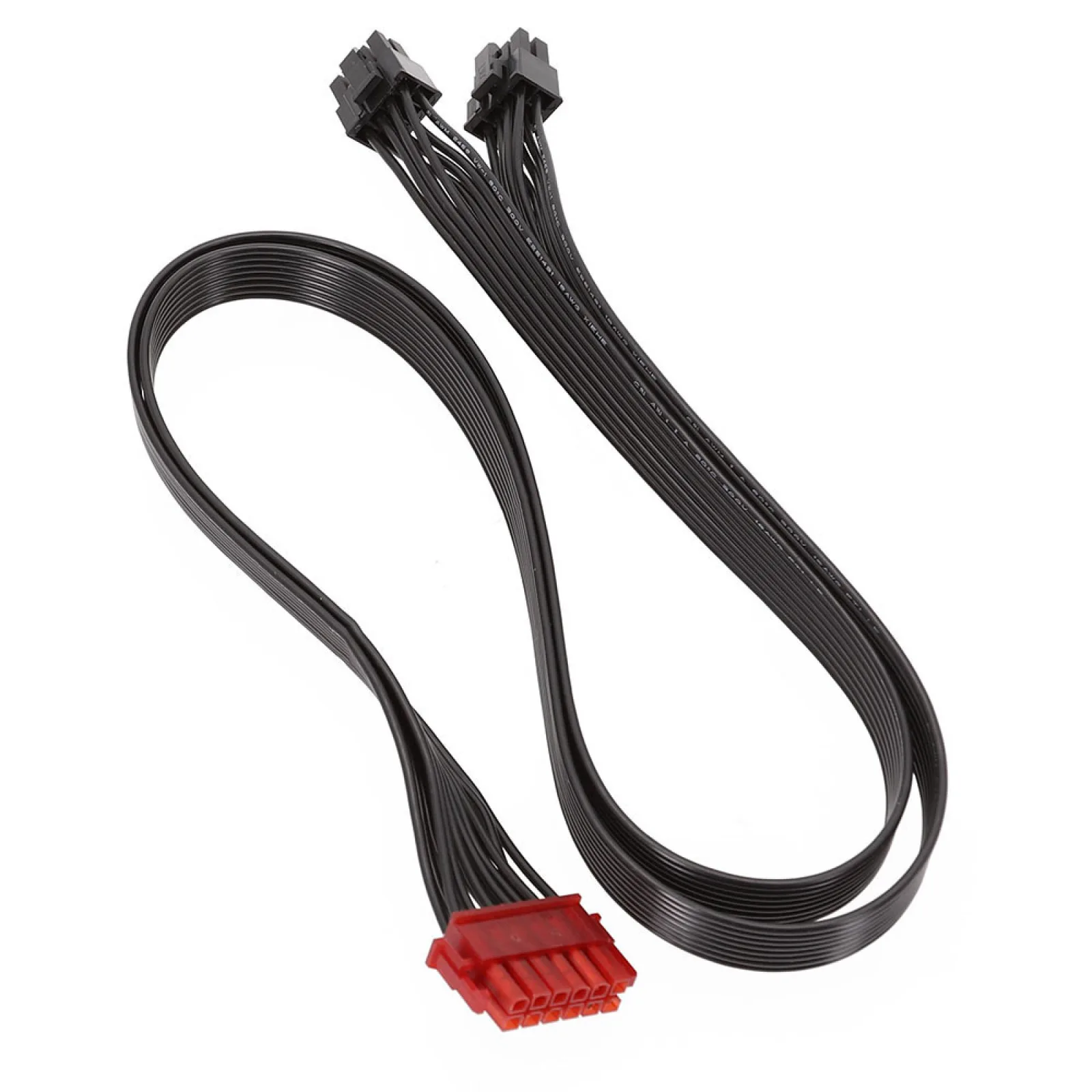 

Graphics Card Line Module Cable 12Pin to Dual PCI-E 8Pin Power Cable Cord 60cm For Enermax Power Modular PSU With Red 12P Jack