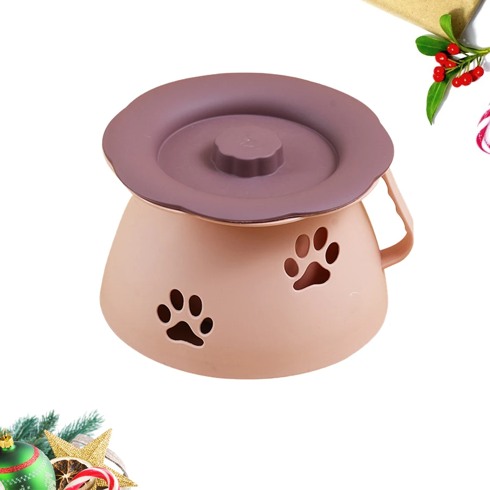 

Baby Toilet Potty Thickened Plastic Kids Portable With Handle Cover Cute Hollow Design Training Seat For Toddler Children Pink